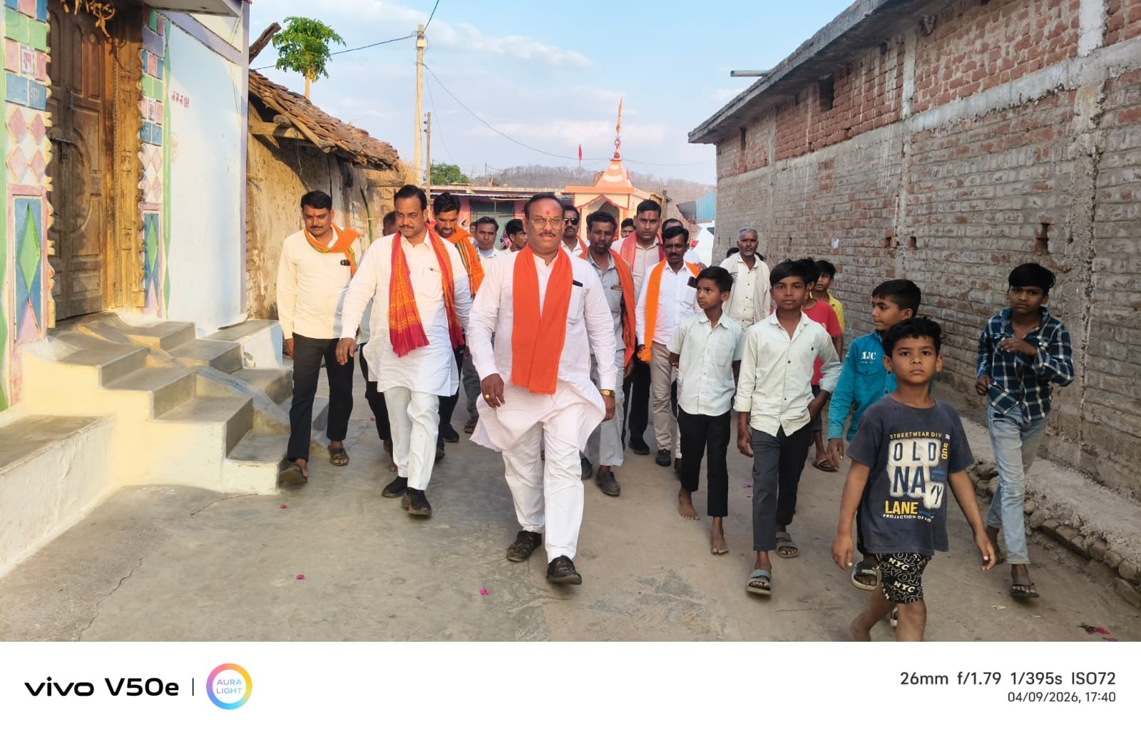 भाजपा बिना चुनाव के भी गांव में पहुंचतीं है - नितेश पार्टी के गांव चलों बस्ती चलों अभियान में भाजपा के जिला महामंत्री नितेश अग्रवाल ने 3 IMG 20260410 WA0068 1