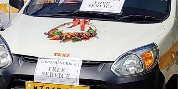 Mizoram News : क्रिसमस पर मिजोरम में मुफ्त टैक्सी यात्रा 1 43 176 KZHVIE