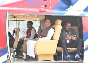 मुख्यमंत्री विष्णुदेव साय रायगढ़ रवाना