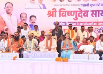 छत्तीसगढ़ की जनता भाजपा के विकासवादी नीति और मोदी  की गारंटी के साथ हैं : अरुण साव