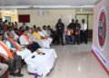 रायपुर : मुख्यमंत्री  विष्णु देव साय राजधानी रायपुर के शांतिनगर स्थित स्वदेशी भवन पहुँचे