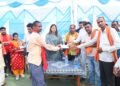 विधायक भावना बोहरा ने पिकअप दुर्घटना में हताहत परिजनों को राज्य सरकार द्वारा घोषित 5 लाख की सहायता राशि का किया चेक वितरण