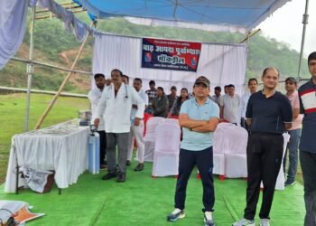 कबीरधाम जिले के मध्यम छीरपानी जलाशय में किया गया बाढ़ आपदा बचाव का पूर्वाभ्यास