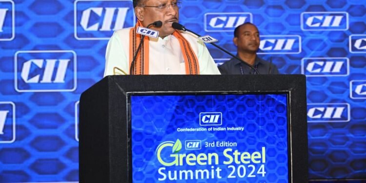 रायपुर : ग्रीन स्टील से शून्य कार्बन उत्सर्जन के लक्ष्य के साथ ही खुलेंगे आर्थिक संभावनाओं के भी द्वार : मुख्यमंत्री 1 रायपुर : ग्रीन स्टील से शून्य कार्बन उत्सर्जन के लक्ष्य के साथ ही खुलेंगे आर्थिक संभावनाओं के भी द्वार : मुख्यमंत्री