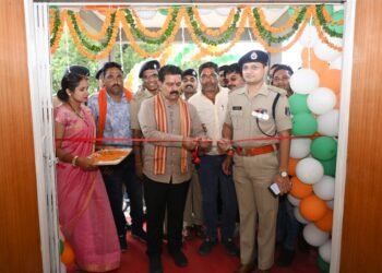 उप मुख्यमंत्री  विजय शर्मा ने आज सहसपुर लोहारा में नवीन पुलिस थाना भवन का किया लोकार्पण 