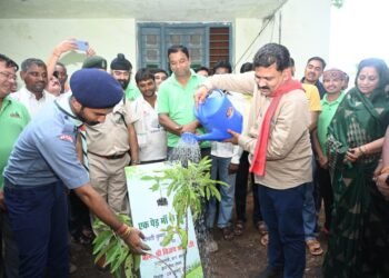 प्रकृति को हरा भरा बनाना है, एक पेड़ मां के नाम लगाना है-उपमुख्यमंत्री  विजय शर्मा