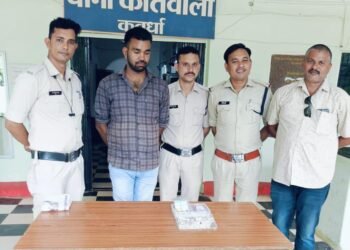 चोरी का सामान बेचने में सहयोग करने वाले आरोपी पर कवर्धा पुलिस की कार्यवाही