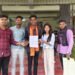 गर्ल्स छात्रावास  को खुलवाने जिला अधिकारी के पास पहुंचे ABVP के कार्यकर्ता ।