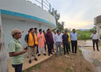 रायपुर : उपमुख्यमंत्री  विजय शर्मा सरोधा जल शुद्धिकरण संयंत्र का किया निरीक्षण, सुचारू संचालन के दिये निर्देश