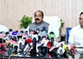 रायपुर : उप मुख्यमंत्री  अरुण साव ने पत्रकार-वार्ता में नगरीय प्रशासन विभाग के कार्यों की जानकारी दी