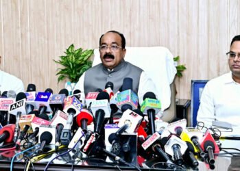 रायपुर : उप मुख्यमंत्री  अरुण साव ने पत्रकार-वार्ता में नगरीय प्रशासन विभाग के कार्यों की जानकारी दी