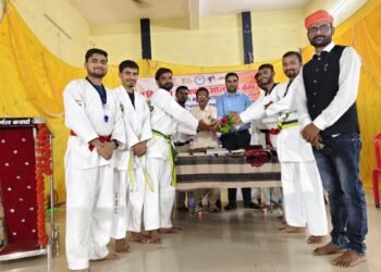 सात दिवसीय ताइक्वांडो ओलंपिक कैम्प व बेल्ट परीक्षा का समापन