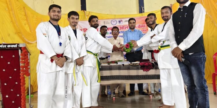 सात दिवसीय ताइक्वांडो ओलंपिक कैम्प व बेल्ट परीक्षा का समापन