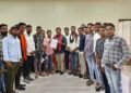 कवर्धा : शा. स्वामी विवेकानंद महाविद्यालय बोड़ला के सहायक प्राध्यापक को बर्खास्त करने ABVP के कार्यकर्ताओ ने उप मुख्यमंत्री विजय शर्मा को सौंपा ज्ञापन।
