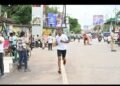पीजी कॉलेज कवर्धा का छात्र  भगवानदास बंजारे रेड रिबन क्लब मैराथन दौड़ में हुए  में शामिल