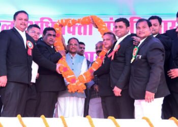 रायपुर : मुख्यमंत्री बिलासपुर जिला अधिवक्ता संघ के शपथ ग्रहण समारोह में हुए शामिल