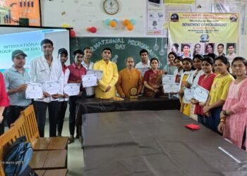 आचार्य पंथ श्री गृंधमुनि नाम साहेब शासकीय पी जी महाविधालय कवर्धा के माइक्रोबायोलॉजी विभाग में विश्व सूक्ष्मजीव दिवस समारोह एवम् स्टूडेंट्स यूनिट के गठन का  आयोजन संपन्न
