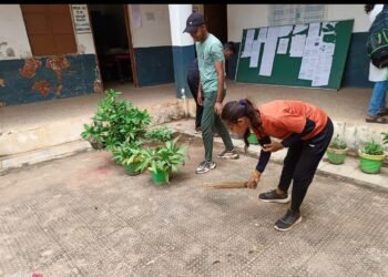 पीजी कॉलेज कवर्धा  में स्वच्छता  ही सेवा अभियान शुरू