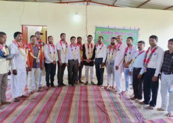 आज भारतीय किसान संघ का किसान सम्मेलन बोड़ला हिन्दू संगम में रखा गया था