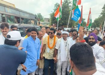 न्याय यात्रा में शामिल हुए प्रशांत परिहार