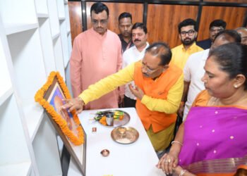 रायपुर : मुख्यमंत्री  विष्णु देव साय ने सरदार वल्लभ भाई पटेल की जयंती के अवसर पर उन्हें नमन किया