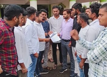 भिलाई विधायक देवेंद्र यादव के गिरफ्तारी के विरोध में उतरी एनएसयूआई,पांच सूत्रीय मांगों को लेकर राज्यपाल के नाम सौपा ज्ञापन