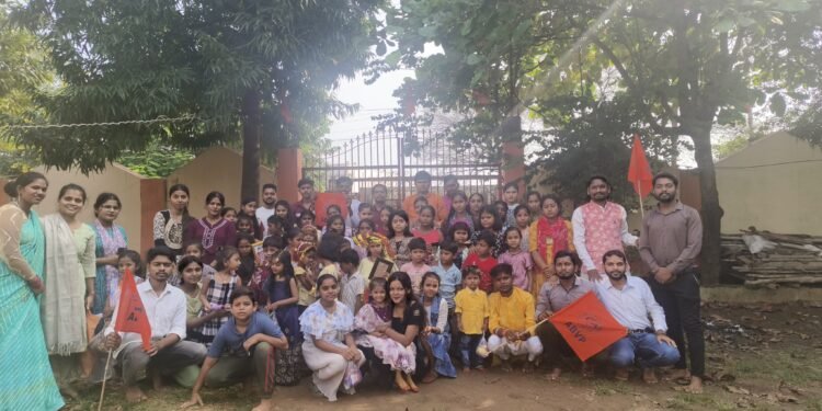 दुर्गा अष्टमी के अवसर पर 51 कन्याओं का कन्या भोज आयोजित कर आशिर्वाद लिए - अभाविप 1 दुर्गा अष्टमी के अवसर पर 51 कन्याओं का कन्या भोज आयोजित कर आशिर्वाद लिए – अभाविप