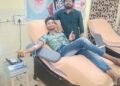 अभाविप के युवा छात्र नेता मनीष कुमार यादव ने रक्तदान कर समाज के लिए उदाहरण बने