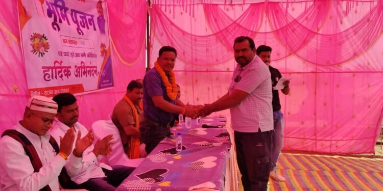 उपमुख्यमंत्री  विजय शर्मा की घोषणाओं पर किया जा रहा त्वरित अमल, ग्राम दौजरी में मिनी स्टेडियम कार्य का किया गया भूमिपूजन