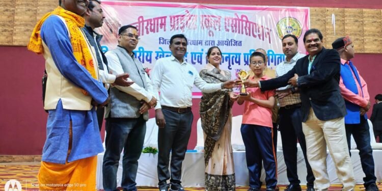 जिला स्तरीय क्रीड़ा प्रतियोगिता में श्री रामकृष्ण पब्लिक स्कूल की शानदार प्रदर्शन