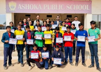 जिला स्तरीय खेलकूद प्रतियोगिता में अशोका पब्लिक स्कूल कवर्धा के बच्चों ने किया उत्कृष्ट प्रदर्शन