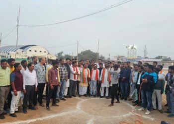 विजय शर्मा उप मुख्यमंत्री छ.ग. शासन के द्वारा कवर्धा में हो रहे वनरक्षक भर्ती का निरीक्षण किया गया