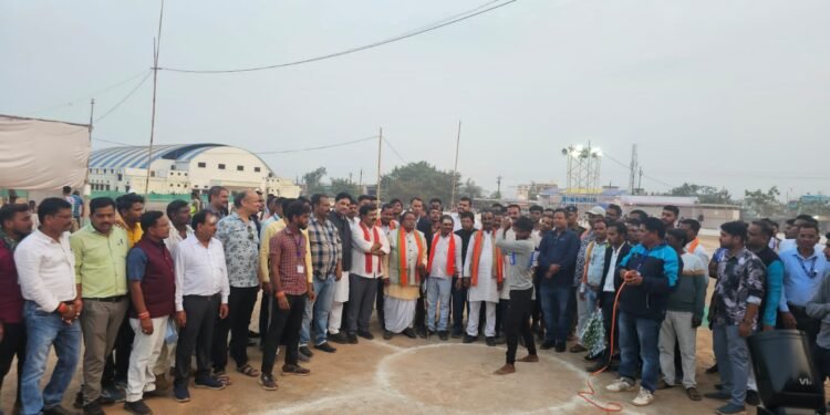 विजय शर्मा उप मुख्यमंत्री छ.ग. शासन के द्वारा कवर्धा में हो रहे वनरक्षक भर्ती का निरीक्षण किया गया