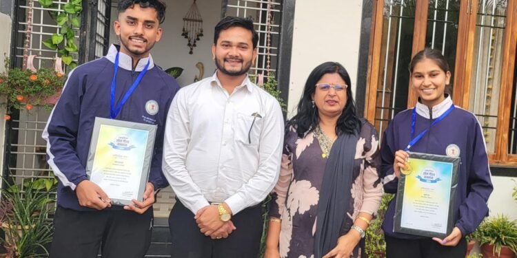 कवर्धा बॉल बैडमिंटन के 2 खिलाड़ियो का राष्ट्रीय स्तर पर चयन