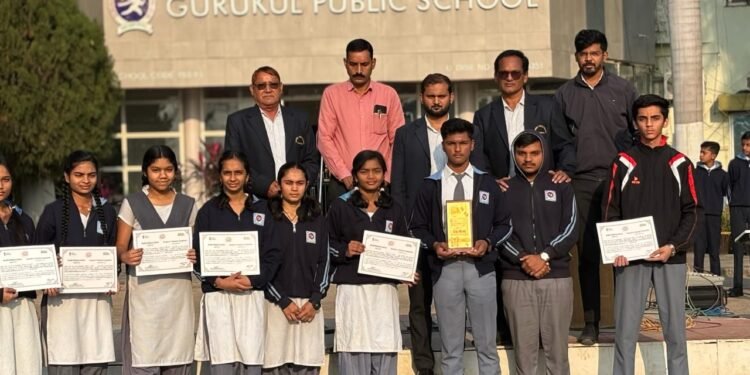 गुरूकुल के विद्यार्थियों ने मारी बाजी