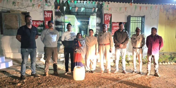 आबकारी विभाग कबीरधाम  छ.ग. वृत्त लोहारा की अवैध मदिरा के विरूद्ध कार्यवाही दिनांक 25/01/2025