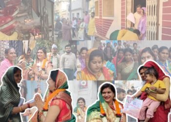 कवर्धा के शीतला वार्ड न. 19 में जनता के विश्वास की गूंज श्रद्धा सौरभ नामदेव की चुनावी यात्रा को वार्डवासियों का अपार आशीर्वाद।