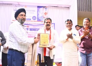 प्रदेश के उपमुख्यमंत्री  विजय शर्मा  सिख समाज द्वारा आयोजित नि:शुल्क जांच एवं परामर्श शिविर में शामिल हुए।