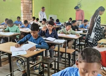 एकलव्य विद्यालय प्रवेश परीक्षा सफलतापूर्वक संपन्न, 333 परीक्षार्थी हुए शामिल।