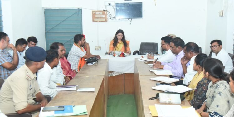 समीक्षा बैठक में विधायक भावना बोहरा ने अधोसंरचना निर्माण और विकास कार्यों को गुणवत्तापूर्ण एवं तय समय पर पूर्ण करने दिए निर्देश।