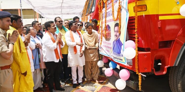 अग्नि सुरक्षा के क्षेत्र में ऐतिहासिक कदम, उपमुख्यमंत्री के प्रयासों से कबीरधाम को बड़ी सौगात।