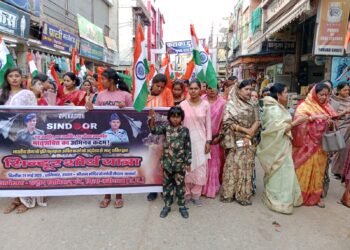 मातृशक्ति का अभिनव कदम सिंदूर शौर्य यात्रा।