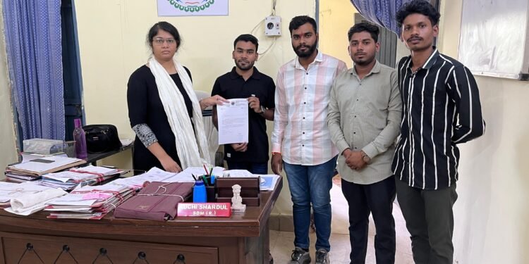 जल्द कार्रवाई नहीं हुई तो होगा उपमुख्यमंत्री कार्यालय घेराव - नगर मंत्री वेदांत चौहान। 1 जल्द कार्रवाई नहीं हुई तो होगा उपमुख्यमंत्री कार्यालय घेराव – नगर मंत्री वेदांत चौहान।