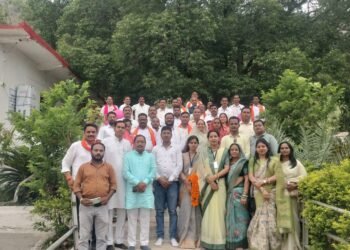 जिला महिला साहू संघ कई गांव में निकाली सद्भावना रैली।