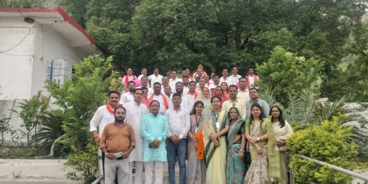 जिला महिला साहू संघ कई गांव में निकाली सद्भावना रैली।