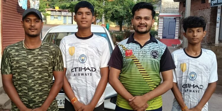 कवर्धा के हॉकी खिलाड़ीयों का अकादमी रायपुर में चयन।