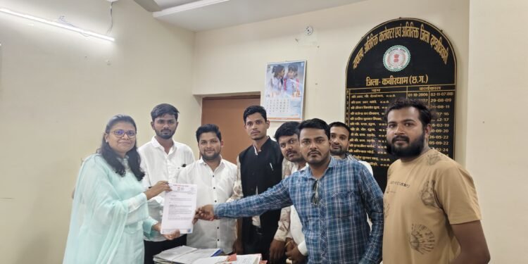 भाजपा सरकार मे शिक्षा व्यवस्था के साथ हो रहे अन्याय के विरुद्ध NSUI ने सौपा ज्ञापन” नशा नहीं शिक्षा और नौकरी दो”।