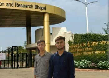 भारतीय विज्ञान शिक्षा अनुसंधान संस्थान भोपाल के राष्ट्रीय विज्ञान शिविर में  छत्तीसगढ़ से अशोका स्कूल के दो विद्यार्थियों का  चयन।