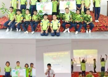 वन महोत्सव के अवसर पर  श्री रामकृष्ण पब्लिक स्कूल कवर्धा के छात्रों ने दी मनमोहक प्रस्तुति