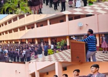 श्री रामकृष्ण पब्लिक स्कूल, कवर्धा में विद्यार्थियों ने ली नशामुक्ति की शपथ